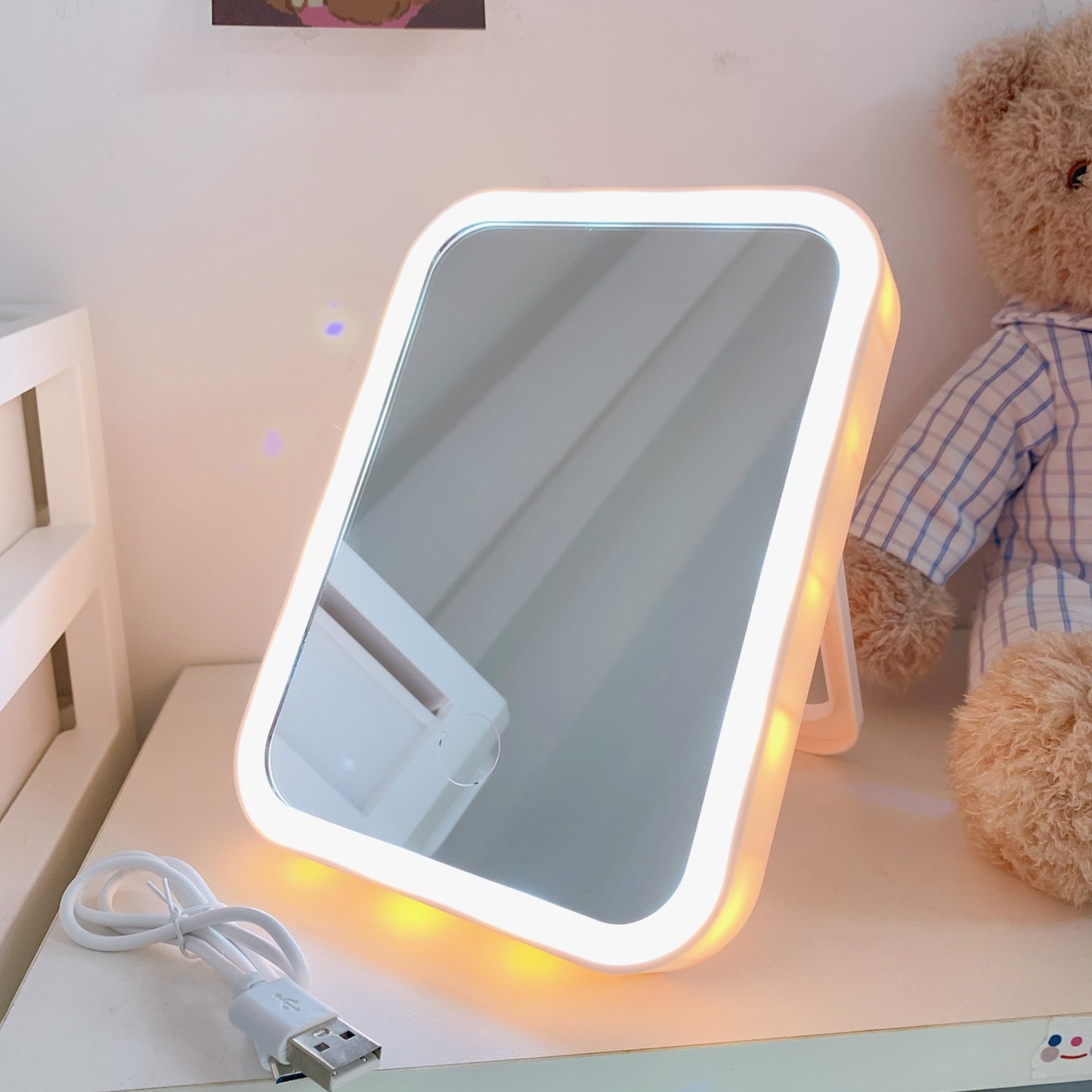 Desktop Desktop Vanity Mirror LED Vanity Mirror Portable Vanity Mirror - Eve's High Fashion LLC