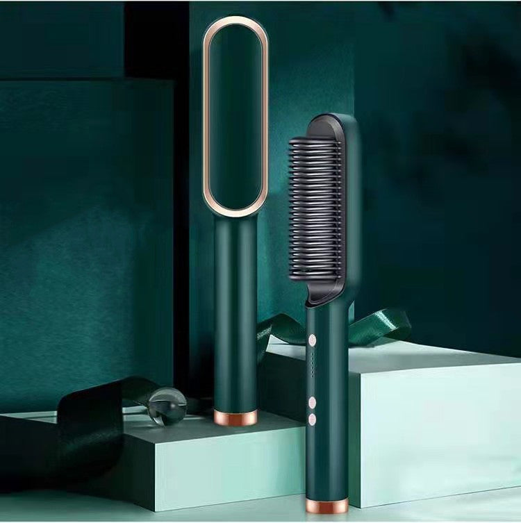 2 In 1 Electric Hair Brush/Straightener - Eve's High Fashion LLC