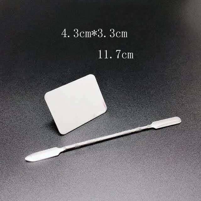 2pcs Stainless Steel Makeup Palette - Eve's High Fashion LLC