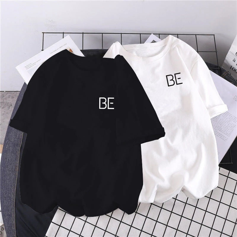 Loose Korean Style Short-Sleeved T-Shirt - Eve's High Fashion LLC