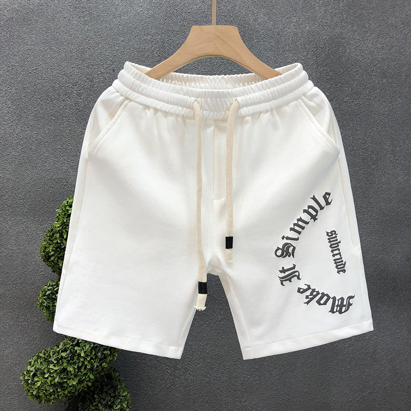 Printed Cropped Men's Shorts - Eve's High Fashion LLC