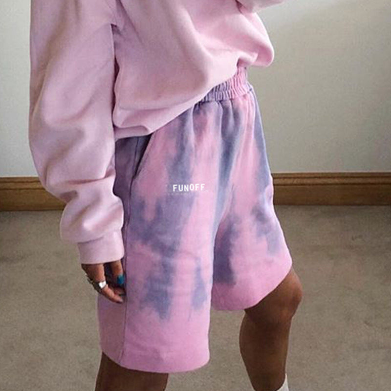 Tie-Dyed Shorts - Eve's High Fashion LLC