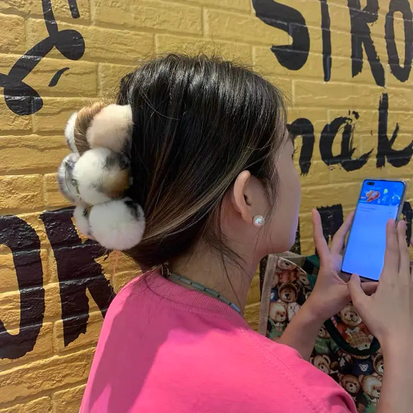 Temperament Rabbit Hair Clip - Eve's High Fashion LLC