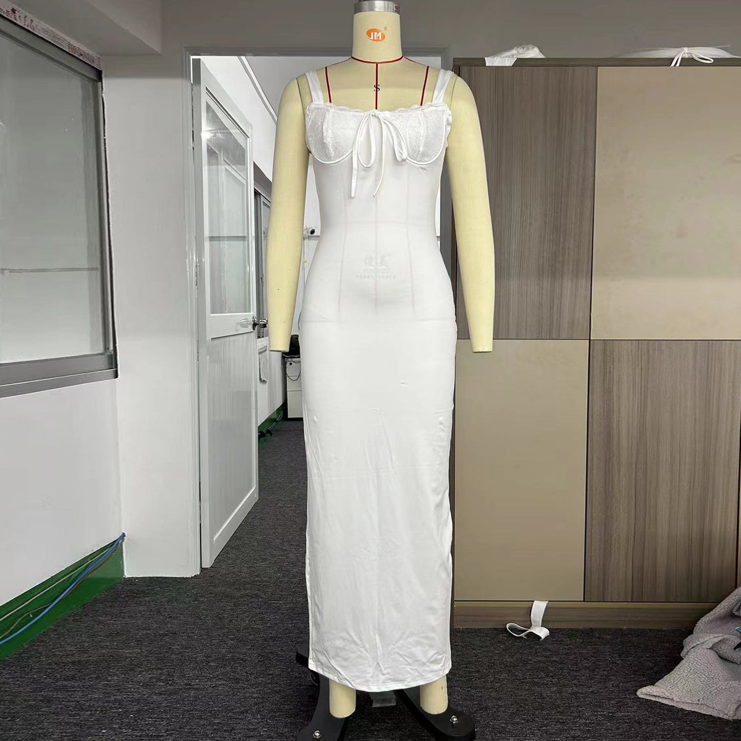 Women's Lace Slim Fit Patchwork Dress - Eve's High Fashion LLC