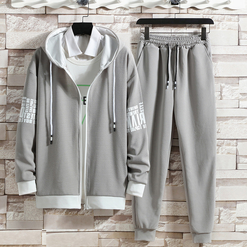 Men's Korean Style Loose Hoodie Set - Eve's High Fashion LLC