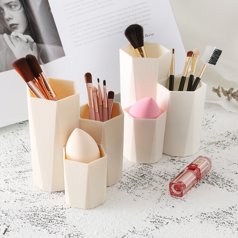 Small Hexagon Cosmetic Storage - Eve's High Fashion LLC