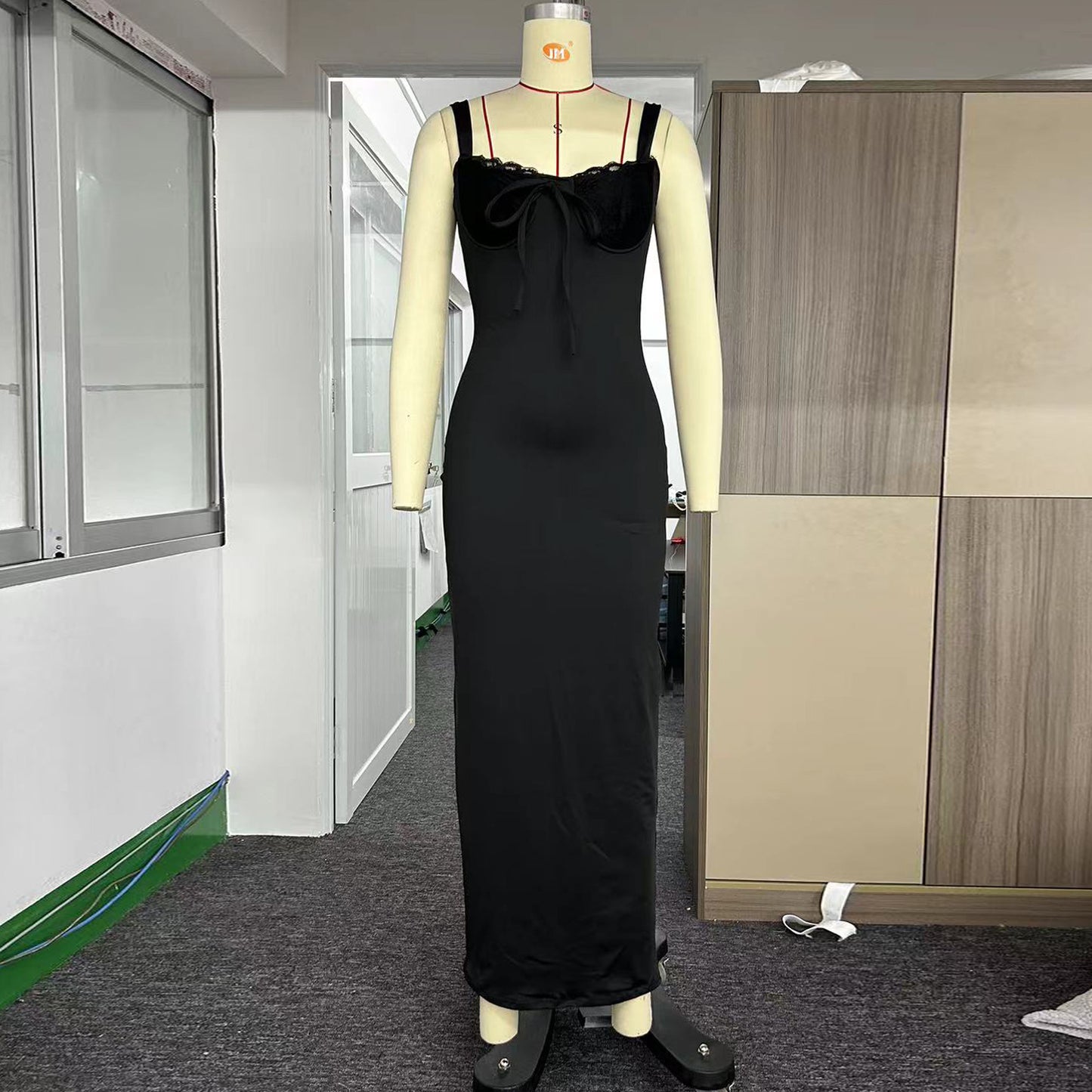 Women's Lace Slim Fit Patchwork Dress - Eve's High Fashion LLC