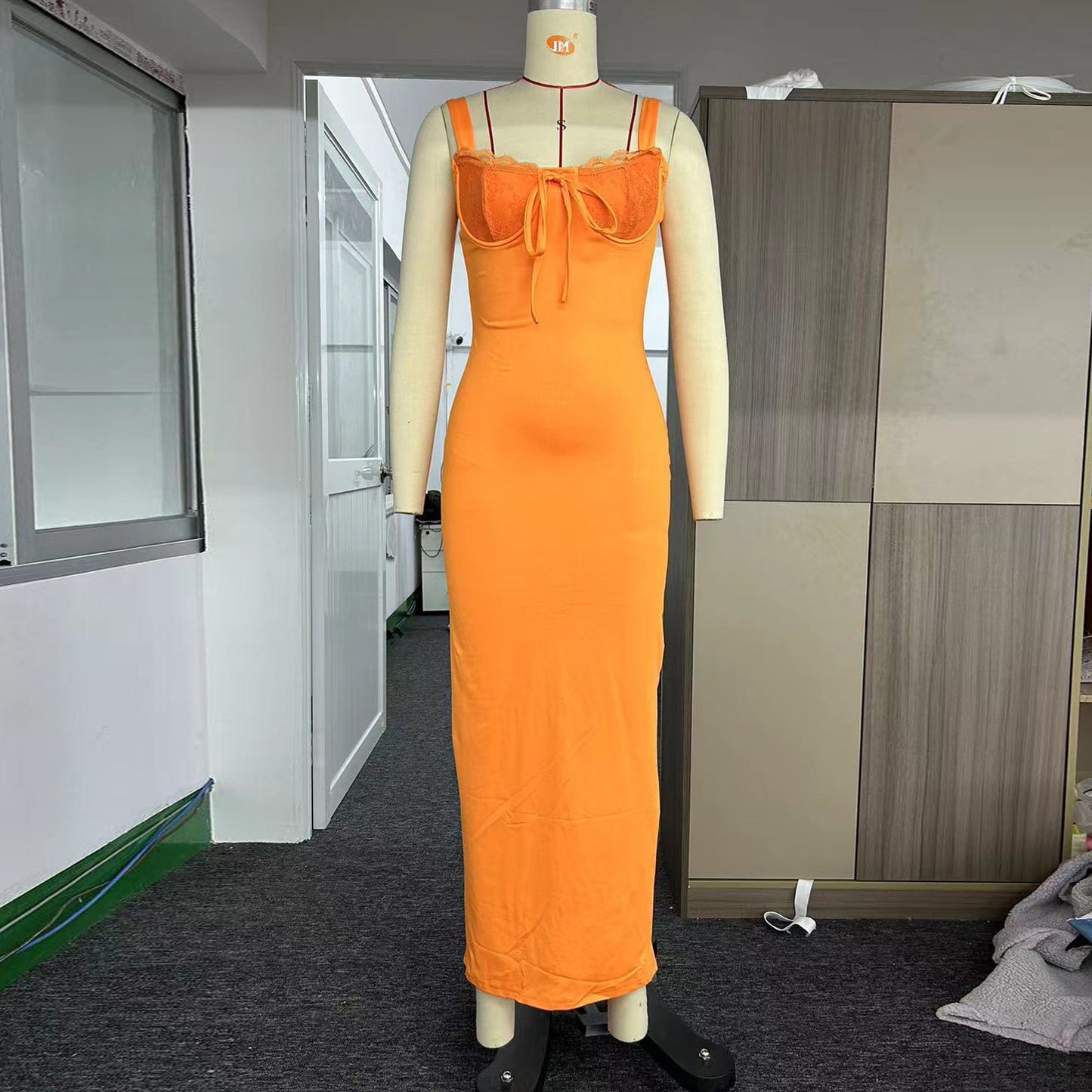 Women's Lace Slim Fit Patchwork Dress - Eve's High Fashion LLC