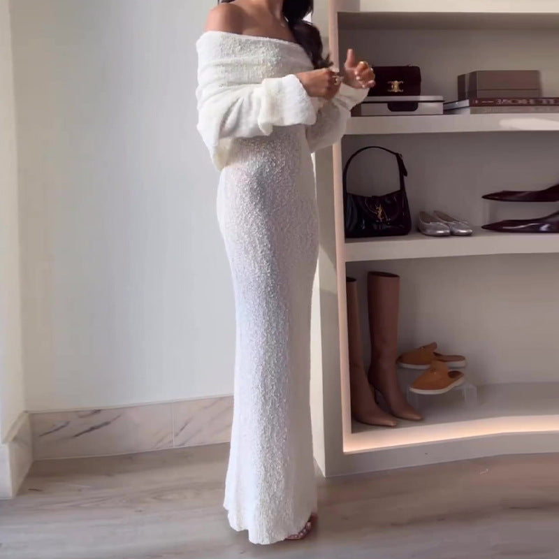 Women's Turtleneck Long Dress - Eve's High Fashion LLC