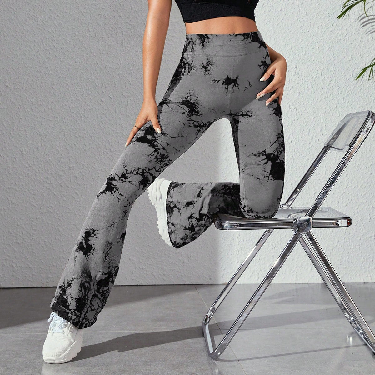 Tie-Dyed Bell-Bottom Pants - Eve's High Fashion LLC