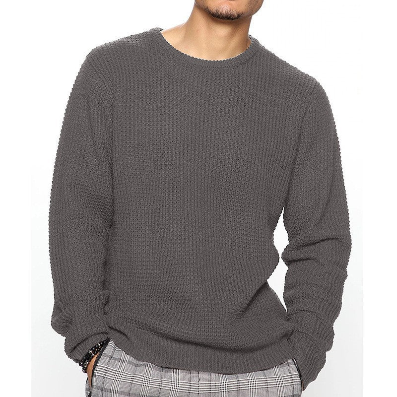 Long-Sleeved Crew Neck Casual Men's Shirt - Eve's High Fashion LLC