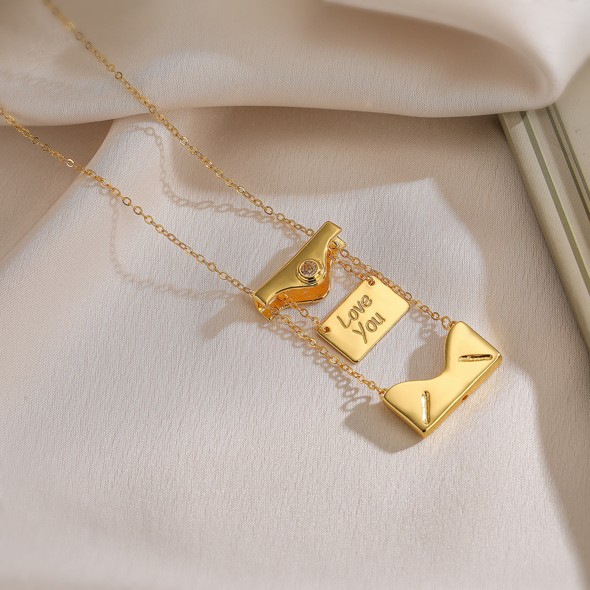 Creative Copper Plated Gold Pendant Necklace - Eve's High Fashion LLC