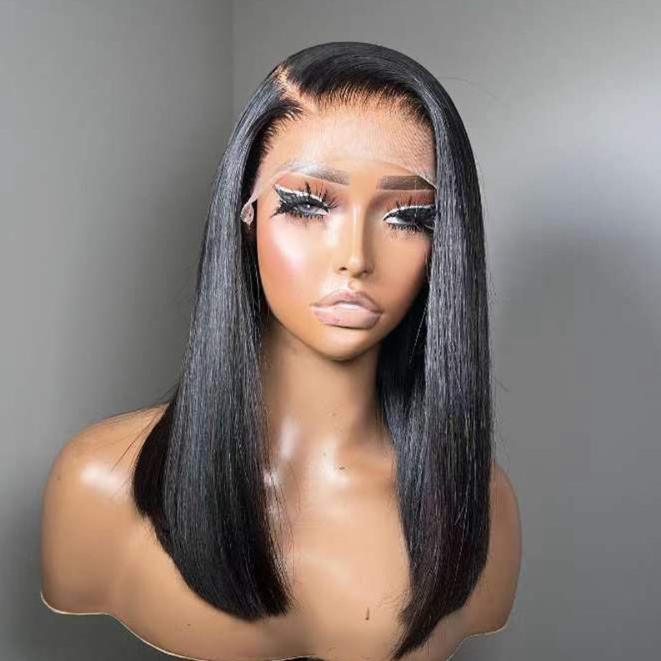 200 Density Bob Human Hair Wig - Eve's High Fashion LLC