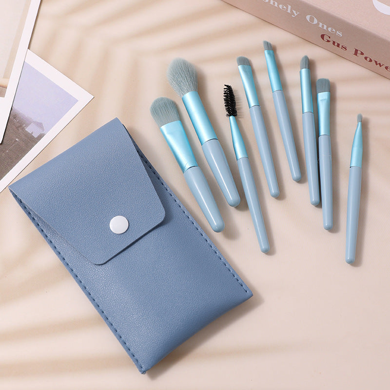 8Pcs Macarons Mini Makeup Brush Set - Eve's High Fashion LLC