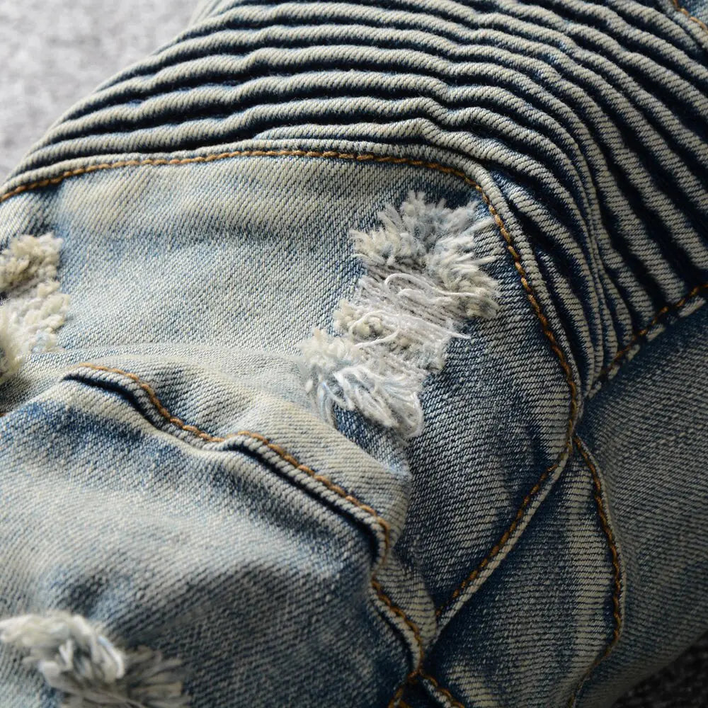 Biker Jeans - Eve's High Fashion LLC