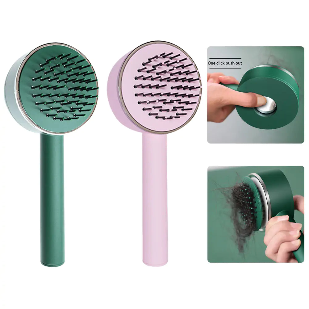 Self Cleaning Hair Brush - Eve's High Fashion LLC
