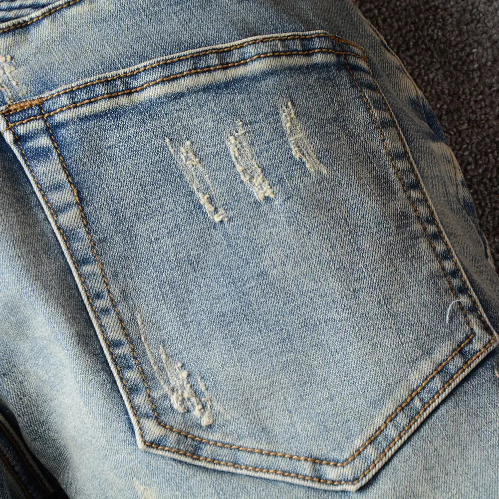 Biker Jeans - Eve's High Fashion LLC