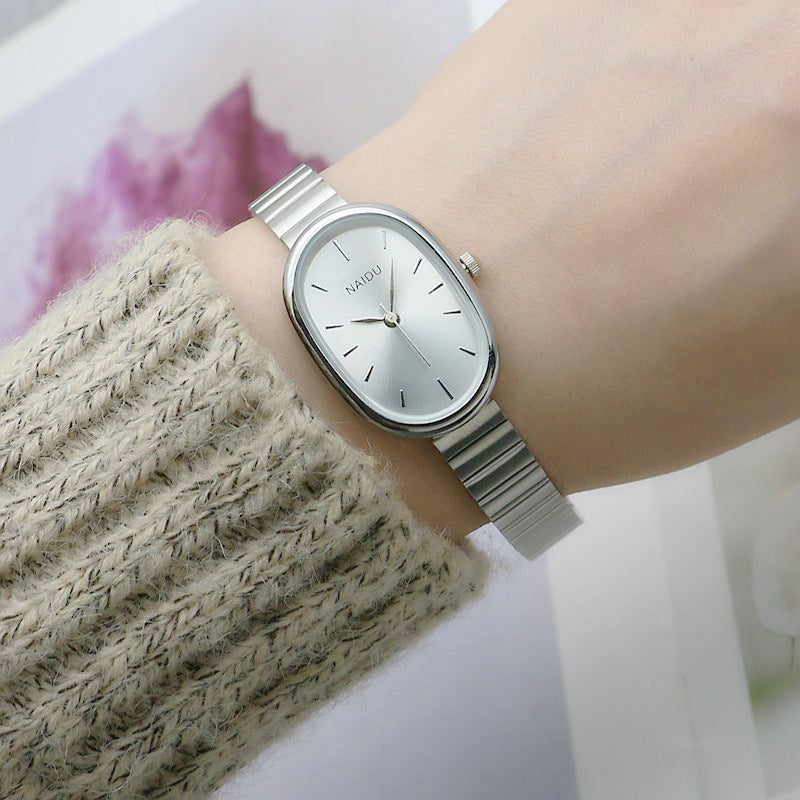 Small Oval Kit Bamboo Strap Watch - Eve's High Fashion LLC