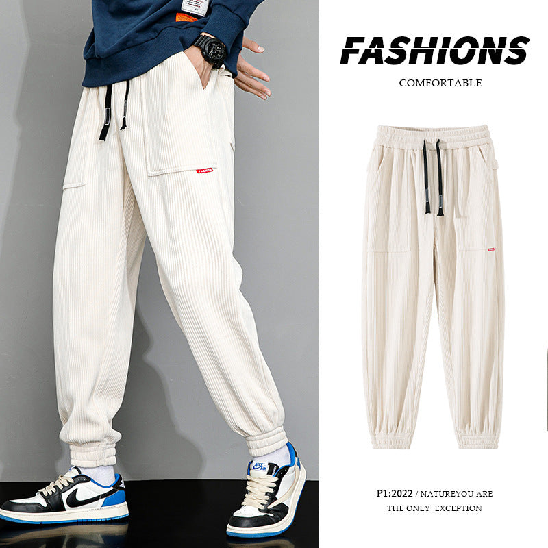 Men's Corduroy Casual Pants - Eve's High Fashion LLC