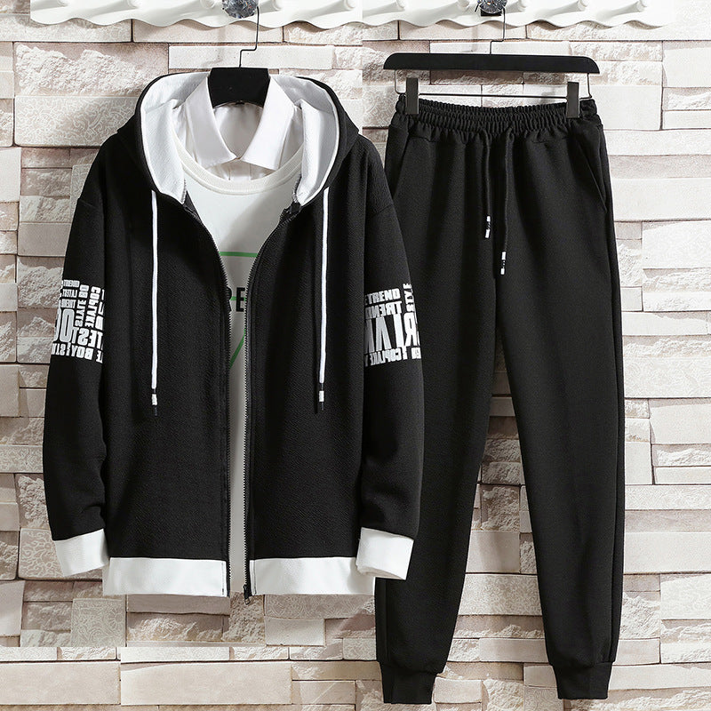 Men's Korean Style Loose Hoodie Set - Eve's High Fashion LLC