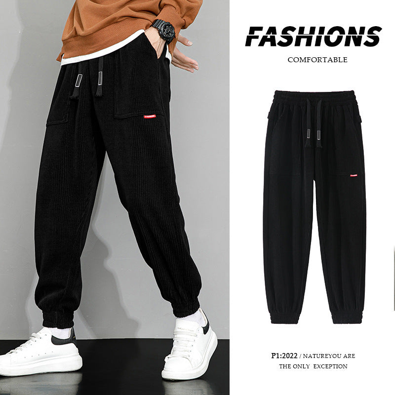 Men's Corduroy Casual Pants - Eve's High Fashion LLC