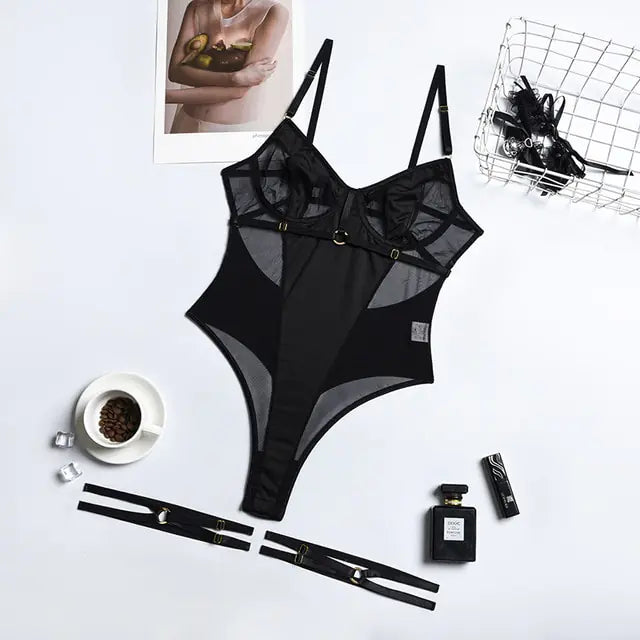 1Pc Backless Bodysuit - Eve's High Fashion LLC