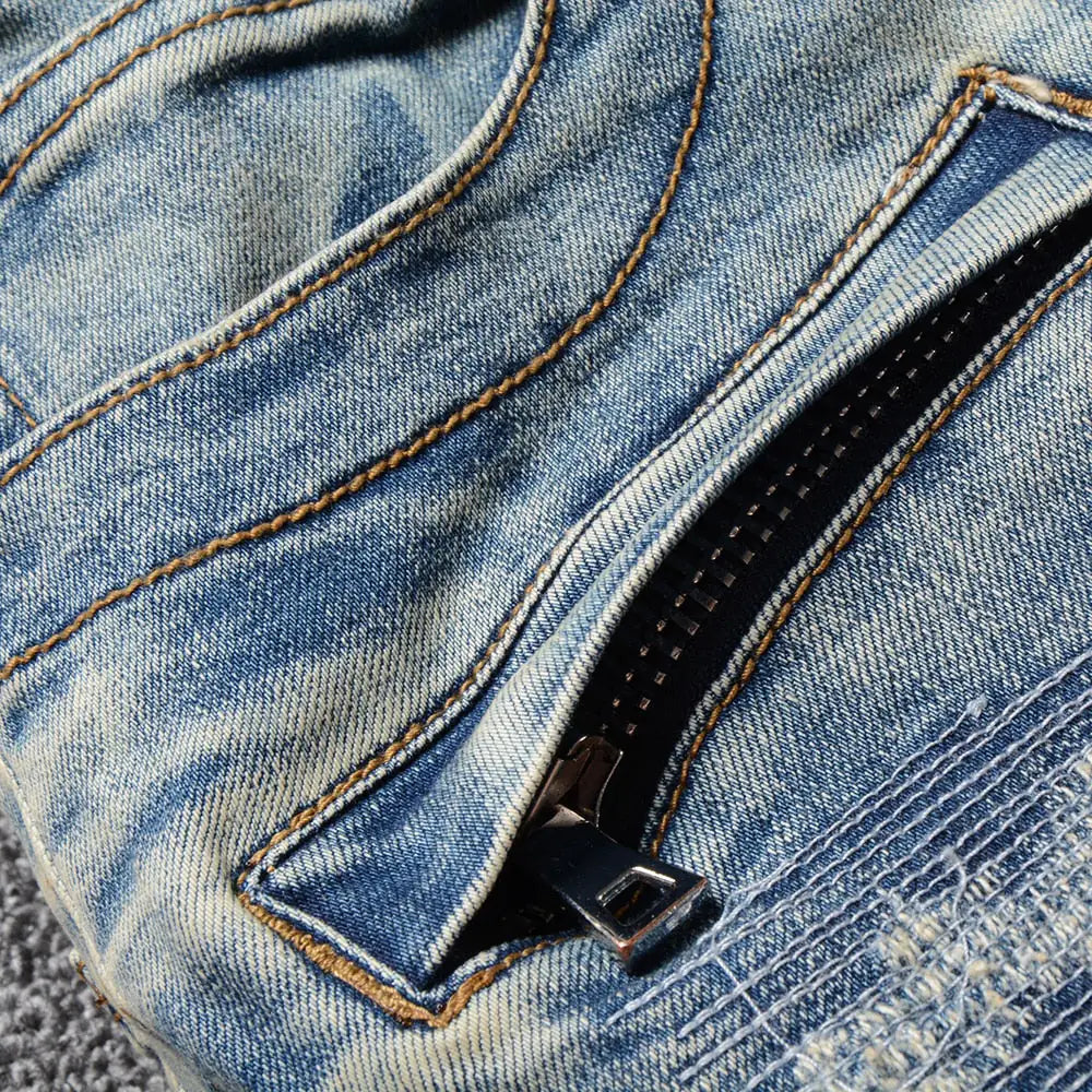 Biker Jeans - Eve's High Fashion LLC
