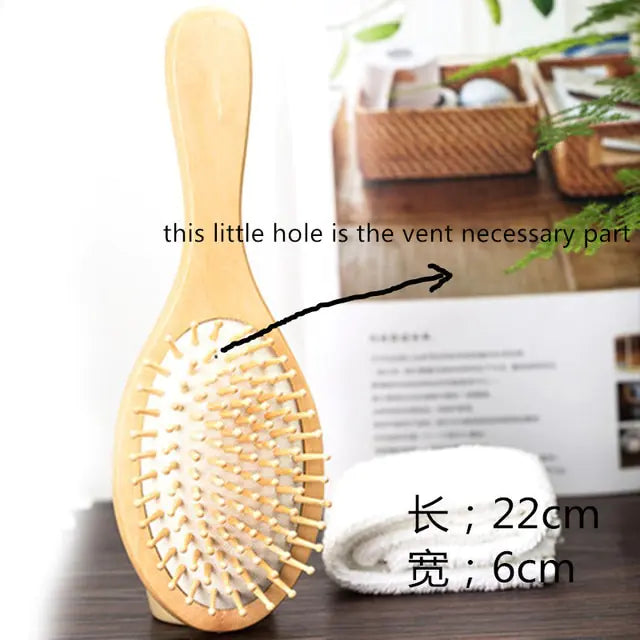 Paddle Cushion Hair Loss Massage Brush - Eve's High Fashion LLC