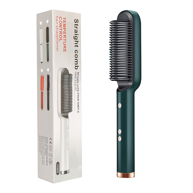 2 In 1 Electric Hair Brush/Straightener - Eve's High Fashion LLC