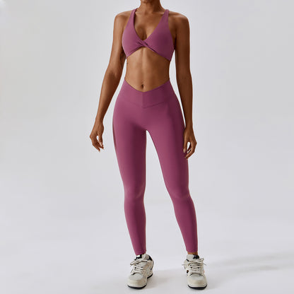 2Pcs Solid Color Sportswear Set - Eve's High Fashion LLC