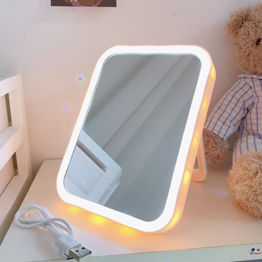 Desktop Desktop Vanity Mirror LED Vanity Mirror Portable Vanity Mirror - Eve's High Fashion LLC