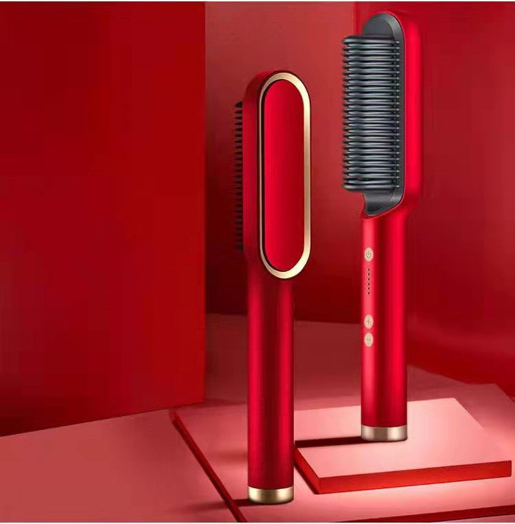 2 In 1 Electric Hair Brush/Straightener - Eve's High Fashion LLC