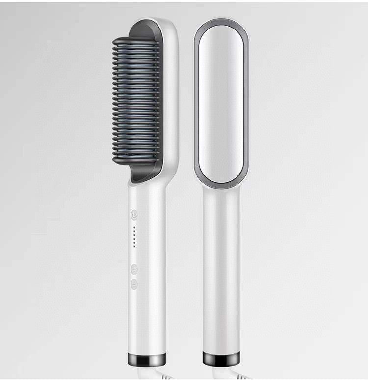 2 In 1 Electric Hair Brush/Straightener - Eve's High Fashion LLC