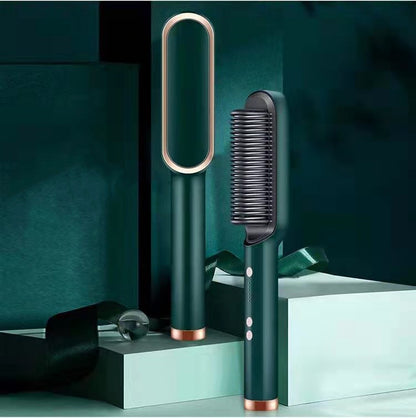 2 In 1 Electric Hair Brush/Straightener - Eve's High Fashion LLC