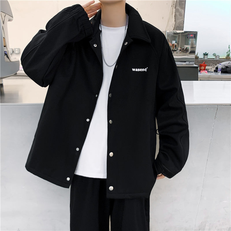 Men's Loose Tooling Trendy All-Match Jacket - Eve's High Fashion LLC