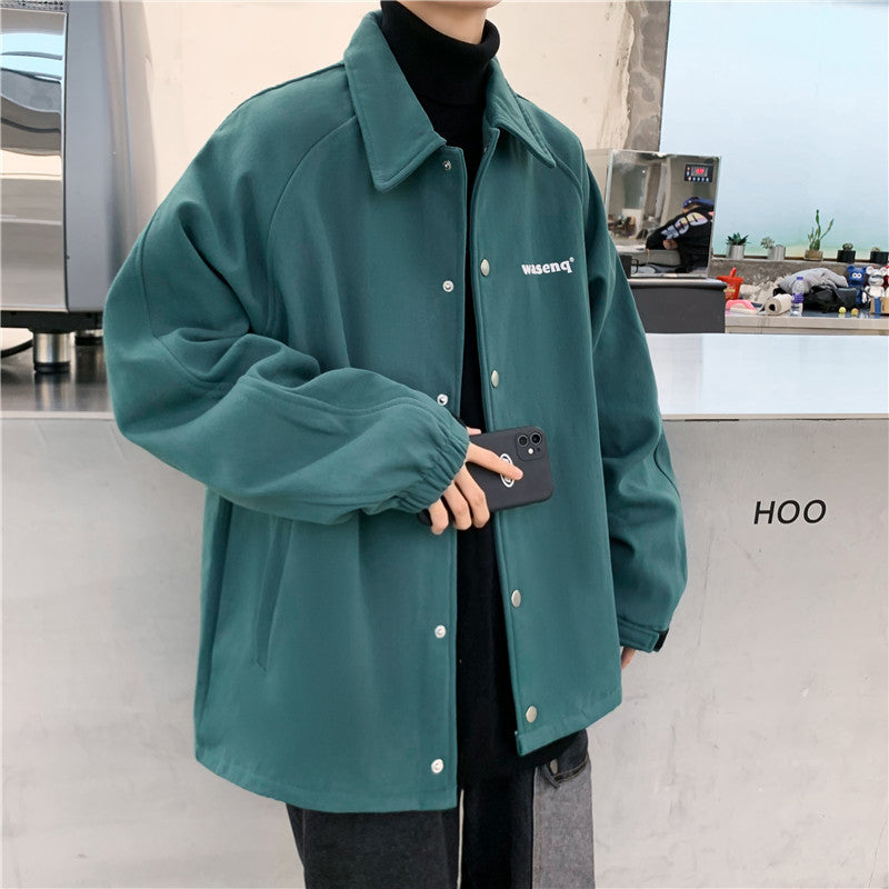 Men's Loose Tooling Trendy All-Match Jacket - Eve's High Fashion LLC