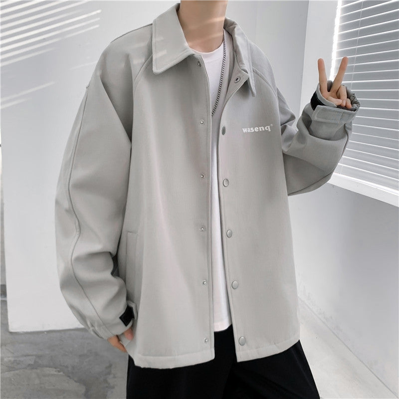 Men's Loose Tooling Trendy All-Match Jacket - Eve's High Fashion LLC