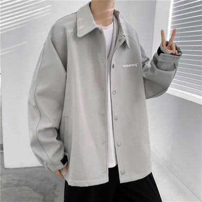 Men's Loose Tooling Trendy All-Match Jacket - Eve's High Fashion LLC
