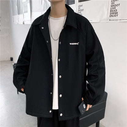 Men's Loose Tooling Trendy All-Match Jacket - Eve's High Fashion LLC