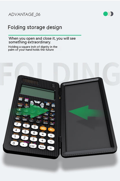 2 In 1 Foldable Scientific Calculators Handwriting Tablet Learning Function Calculator - Eve's High Fashion LLC