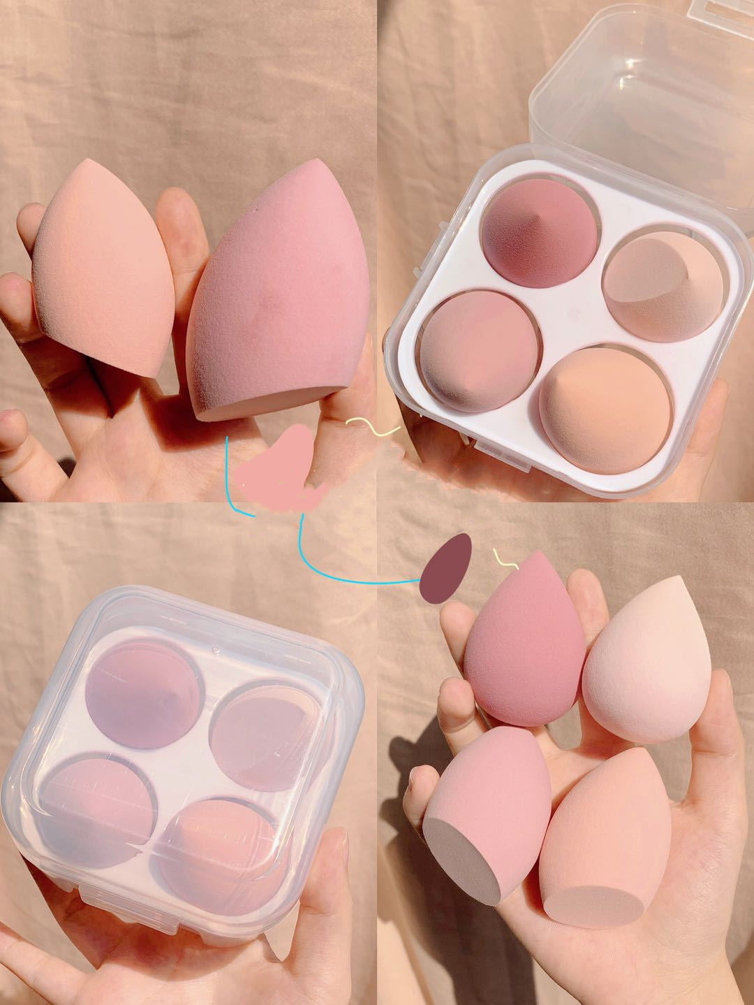Makeup Egg Box - Eve's High Fashion LLC