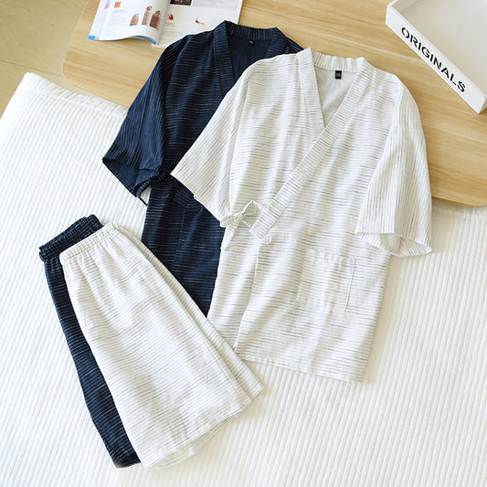 Men's Kimono Pajamas Set - Eve's High Fashion LLC
