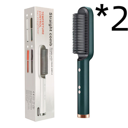 2 In 1 Electric Hair Brush/Straightener - Eve's High Fashion LLC