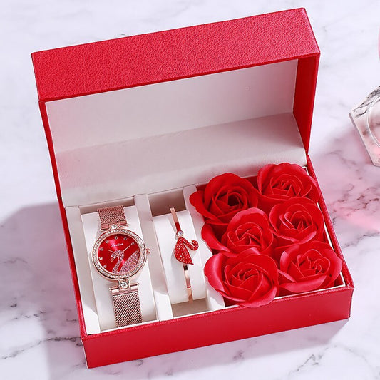 Red Watch Set - Eve's High Fashion LLC