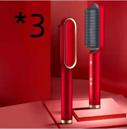 2 In 1 Electric Hair Brush/Straightener - Eve's High Fashion LLC