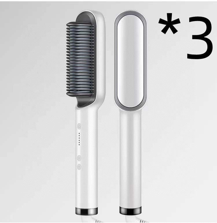 2 In 1 Electric Hair Brush/Straightener - Eve's High Fashion LLC