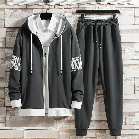 Men's Korean Style Loose Hoodie Set - Eve's High Fashion LLC