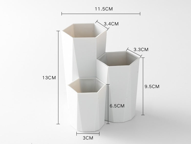 Small Hexagon Cosmetic Storage - Eve's High Fashion LLC