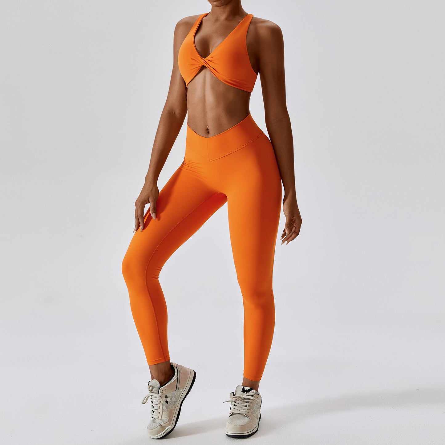 2Pcs Solid Color Sportswear Set - Eve's High Fashion LLC