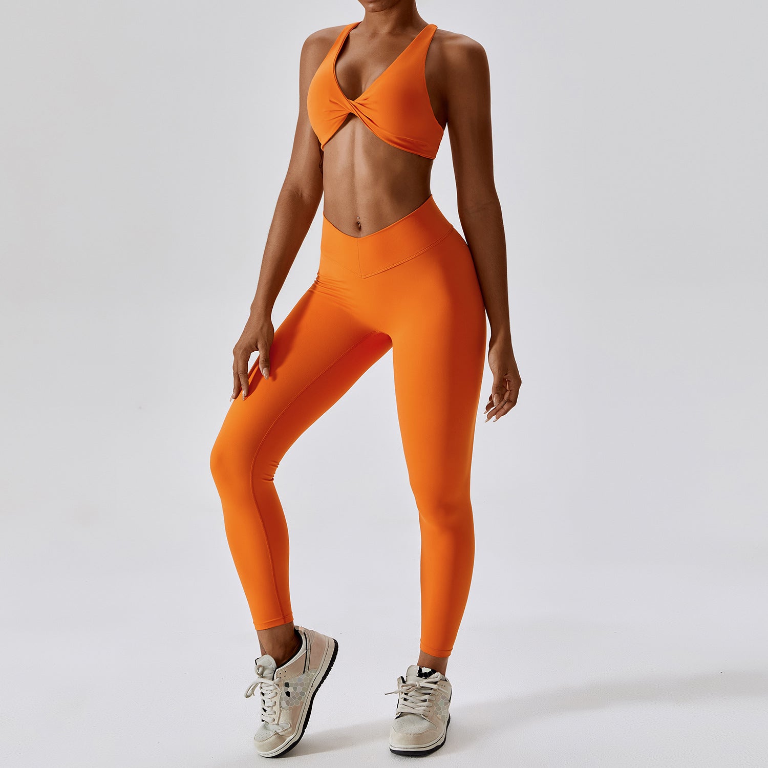 2Pcs Solid Color Sportswear Set - Eve's High Fashion LLC